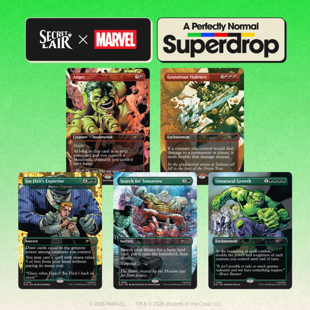 Secret Lair Drop Series: Hulk Smash! Non-Foil Edition (SLD)