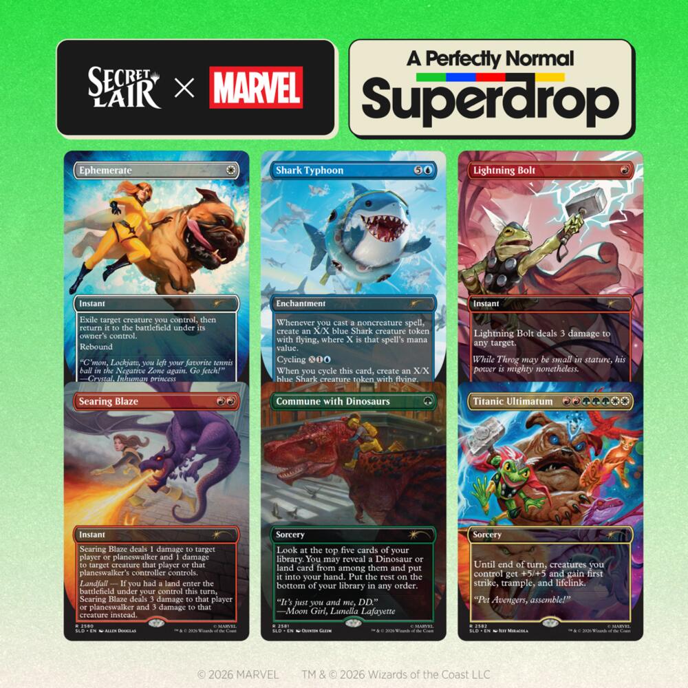 Secret Lair Drop Series: Earth's Mightiest Heroes Non-Foil Edition (SLD)