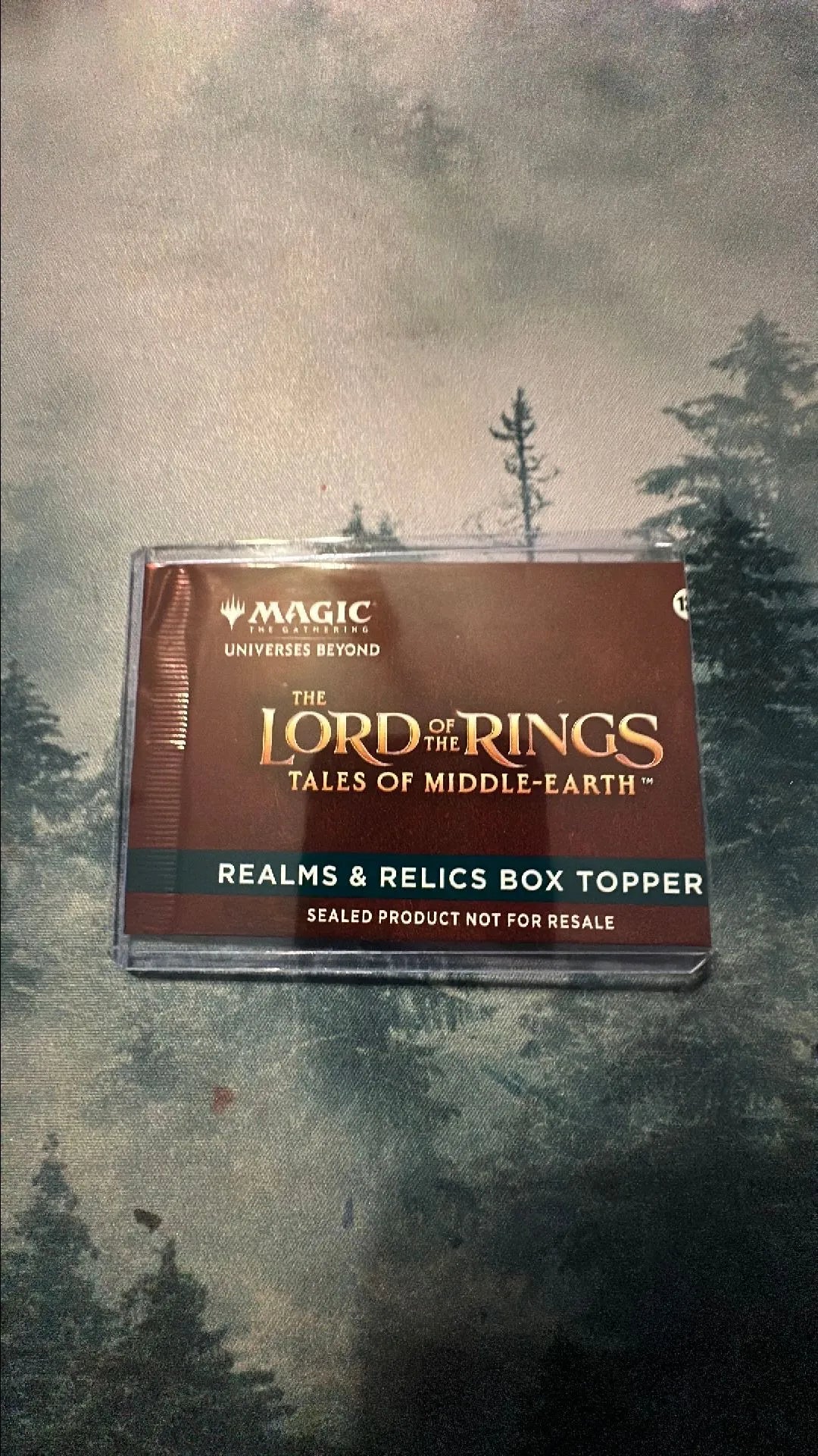 LORD OF THE RINGS Realms & Relics Box Topper
