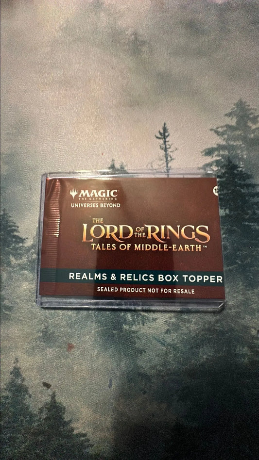 LORD OF THE RINGS Realms & Relics Box Topper